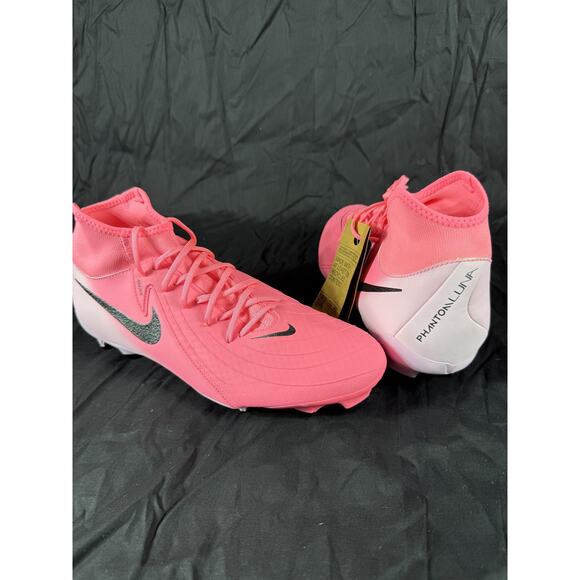 Nike Phantom Luna Academy Soccer Shoes Mens 11.5 Dynamic Fit Cleats FD6715-600 - Picture 1 of 10